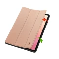 Etui z klapką Bizon Case Tab Lizard do Galaxy Tab S12 Plus, różowozłote (2/9)