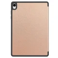Etui z klapką Bizon Case Tab Lizard do Galaxy Tab S12 Plus, różowozłote (6/9)