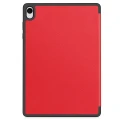 Etui z klapką Bizon Case Tab Lizard do Galaxy Tab S12 Plus, czerwone (6/9)