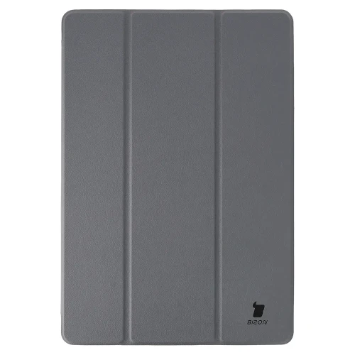 Etui z klapką Bizon Case Tab Lizard do Galaxy Tab S12 Plus, szare (7/9)