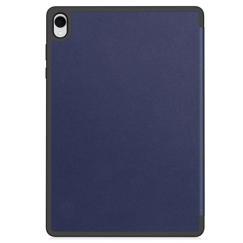 Etui z klapką Bizon Case Tab Lizard do Galaxy Tab S12 Plus, granatowe (6/9)
