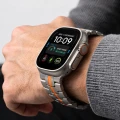Pasek Tech-Protect Stainless do Apple Watch 49/46/45/44 mm, tytanowo-pomarańczowy (6/8)