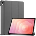 Etui z klapką Bizon Case Tab Croc do Galaxy Tab S12 Plus, szare (1/8)