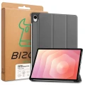 Etui z klapką Bizon Case Tab Croc do Galaxy Tab S12 Plus, szare (8/8)