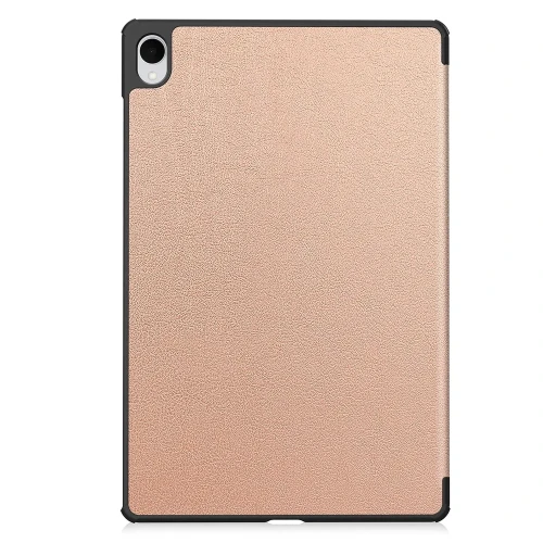 Etui z klapką Bizon Case Tab Croc do Galaxy Tab S12 Plus, różowozłote (4/8)