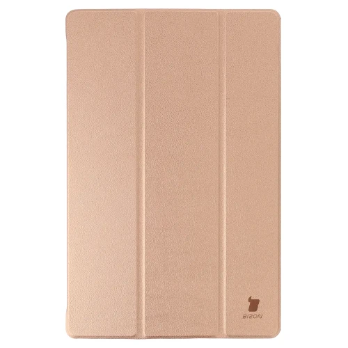 Etui z klapką Bizon Case Tab Croc do Galaxy Tab S12 Plus, różowozłote (5/8)