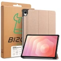 Etui z klapką Bizon Case Tab Croc do Galaxy Tab S12 Plus, różowozłote (8/8)