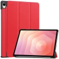 Etui z klapką Bizon Case Tab Croc do Galaxy Tab S12 Plus, czerwone (1/8)