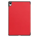 Etui z klapką Bizon Case Tab Croc do Galaxy Tab S12 Plus, czerwone (4/8)