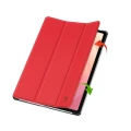 Etui z klapką Bizon Case Tab Croc do Galaxy Tab S12 Plus, czerwone (6/8)