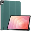 Etui z klapką Bizon Case Tab Croc do Galaxy Tab S12 Plus, ciemnozielone (1/8)