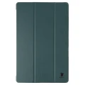 Etui z klapką Bizon Case Tab Croc do Galaxy Tab S12 Plus, ciemnozielone (5/8)