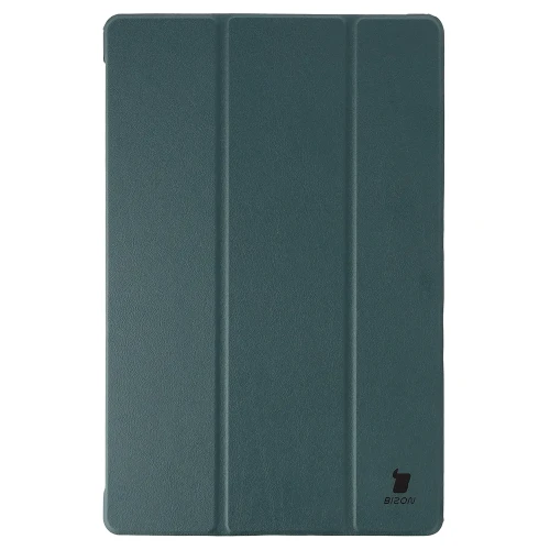 Etui z klapką Bizon Case Tab Croc do Galaxy Tab S12 Plus, ciemnozielone (5/8)