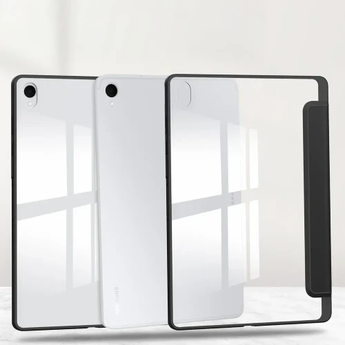 Etui z klapką Bizon Case Tab Clear Matt do Galaxy Tab S12 Plus, czarne (7/8)