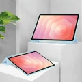 Etui z klapką Bizon Case Tab Clear Matt do Galaxy Tab S12 Plus, błękitne (2/8)