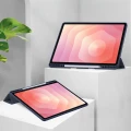 Etui z klapką Bizon Case Tab Clear Matt do Galaxy Tab S12 Plus, granatowe (2/8)