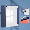 Etui z klapką Bizon Case Tab Clear Matt do Galaxy Tab S12 Plus, granatowe (3/8)