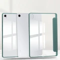 Etui z klapką Bizon Case Tab Clear Matt do Galaxy Tab S12 Plus, ciemnozielone (7/8)