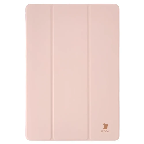 Etui z klapką Bizon Case Tab Clear Matt do Galaxy Tab S12 Plus, różowe (4/8)