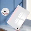 Etui z klapką Bizon Case Tab Clear Matt do Galaxy Tab S12 Plus, różowe (6/8)