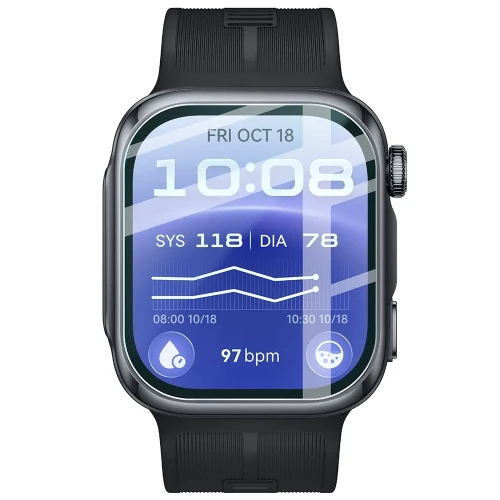 Szkło hartowane na ekran Bizon Watch Glass Clear do Huawei Watch D3 (2/5)