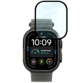 Szkło hybrydowe Bizon Watch Glass Edge Hybrid dla Apple Watch Ultra 4 49mm, czarne (4/5)