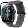 Szkło hybrydowe Bizon Watch Glass Edge Hybrid dla Apple Watch Ultra 4 49mm, czarne (5/5)