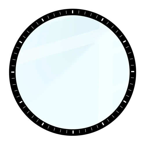 Szkło hybrydowe Bizon Watch Glass Edge Hybrid dla Huawei Watch GT 7 46 mm, czarne (3/5)