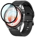 Szkło hybrydowe Bizon Watch Glass Edge Hybrid dla Huawei Watch GT 7 46 mm, czarne (5/5)