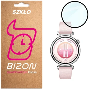 Szkło hybrydowe Bizon Watch Glass Edge Hybrid dla Huawei Watch GT 7 41 mm, czarne