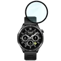 Szkło hybrydowe Bizon Watch Glass Edge Hybrid dla Honor Watch 6 / 6 Plus, czarne (4/5)