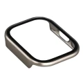 Etui ze szkłem do zegarka Bizon Case Watch Adamo do Xiaomi Redmi Watch 6 Lite, satynowo-szampańskie (7/8)