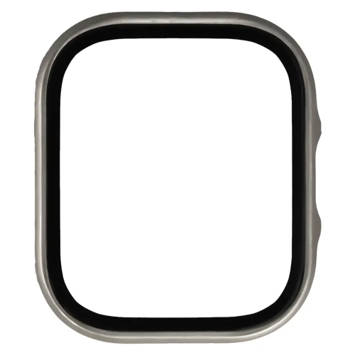 Etui ze szkłem do zegarka Bizon Case Watch Adamo do Xiaomi Redmi Watch 6 Lite, satynowo-szampańskie (8/8)