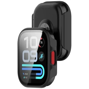 Etui ze szkłem do zegarka Bizon Case Watch Adamo do Xiaomi Redmi Watch 6 Lite, matowe czarne