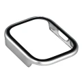 Etui ze szkłem do zegarka Bizon Case Watch Adamo do Xiaomi Redmi Watch 6 Lite, srebrne (7/8)