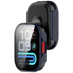 Etui ze szkłem do zegarka Bizon Case Watch Adamo do Xiaomi Redmi Watch 6 Lite, niebieskie