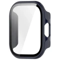 Etui ze szkłem do zegarka Bizon Case Watch Adamo do Xiaomi Redmi Watch 6 Lite, niebieskie (3/8)