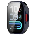 Etui ze szkłem do zegarka Bizon Case Watch Adamo do Xiaomi Redmi Watch 6 Lite, niebieskie (5/8)
