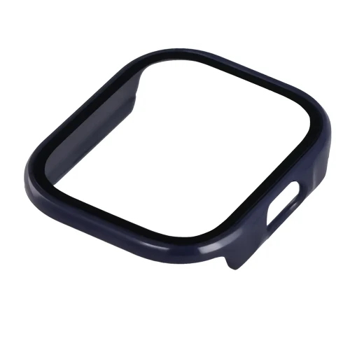 Etui ze szkłem do zegarka Bizon Case Watch Adamo do Xiaomi Redmi Watch 6 Lite, niebieskie (6/8)