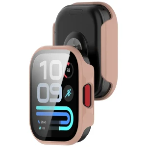 Etui ze szkłem do zegarka Bizon Case Watch Adamo do Xiaomi Redmi Watch 6 Lite, różowe