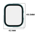 Etui ze szkłem do zegarka Bizon Case Watch Adamo do Xiaomi Redmi Watch 6 Lite, zielone (2/8)