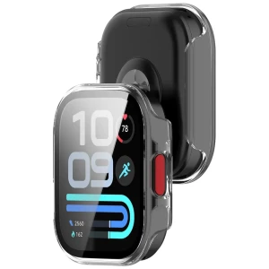 Etui ze szkłem do zegarka Bizon Case Watch Adamo do Xiaomi Redmi Watch 6 Lite, przezroczyste