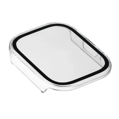 Etui ze szkłem do zegarka Bizon Case Watch Adamo do Xiaomi Redmi Watch 6 Lite, przezroczyste (7/8)