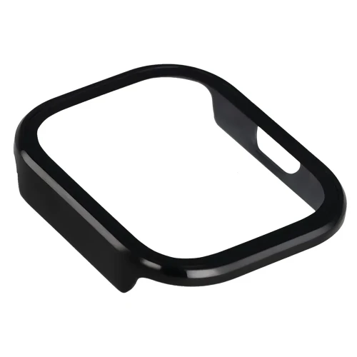 Etui ze szkłem do zegarka Bizon Case Watch Adamo do Xiaomi Redmi Watch 6 Lite, czarne (7/8)