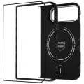 Etui Benks Magnetic Armor Grid Air Grand Combo MagSafe do iPhone Duo, czarne (4/12)