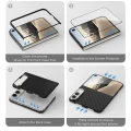Etui Benks Magnetic Armor Grid Air Grand Combo MagSafe do iPhone Duo, czarne (9/12)