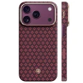 Etui aramidowe Benks Magnetic Armor Air Armor Grid MagSafe do iPhone 18 Pro Max, burgundowe (3/14)
