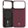 Etui aramidowe Benks Magnetic Armor Air Armor Grid MagSafe do iPhone 18 Pro Max, burgundowe (4/14)