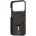 Etui aramidowe Benks Magnetic Armor Air Armor Grid MagSafe do iPhone 18 Pro Max, burgundowe (5/14)