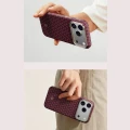 Etui aramidowe Benks Magnetic Armor Air Armor Grid MagSafe do iPhone 18 Pro Max, burgundowe (10/14)